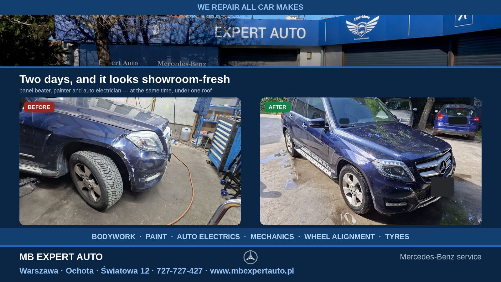 Two days, and it looks showroom-fresh